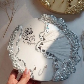 جاکلیدی دیواری رزینی طرح دفرمه قابل اجرا در رنگ دلخواه